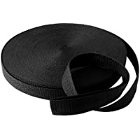 Los mejores  - RETON 10 Yardas Negro Nylon Heavy Correa de Correas